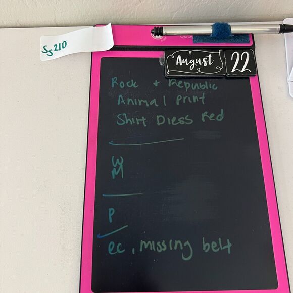 Rock & Republic Animal Print Shirt Dress Women M Medium Red Rolled Sleeves *READ - Picture 10 of 11